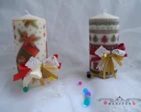 Мастер-класс «Декупаж свечей»